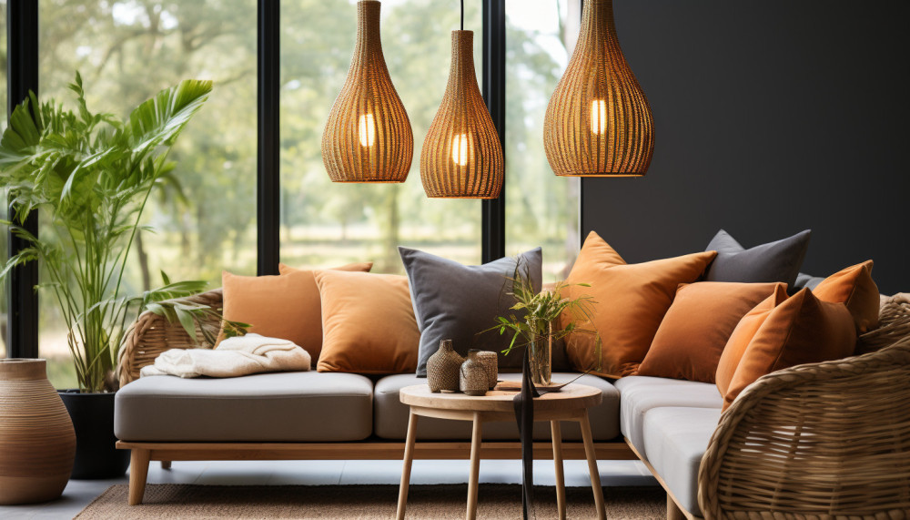Divers - Suspension Rotin : décoration spéciale pour votre salon
